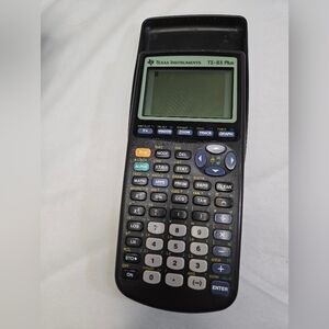 Texas Instruments TI-83 Plus Graphing Calculator - Black and Gray